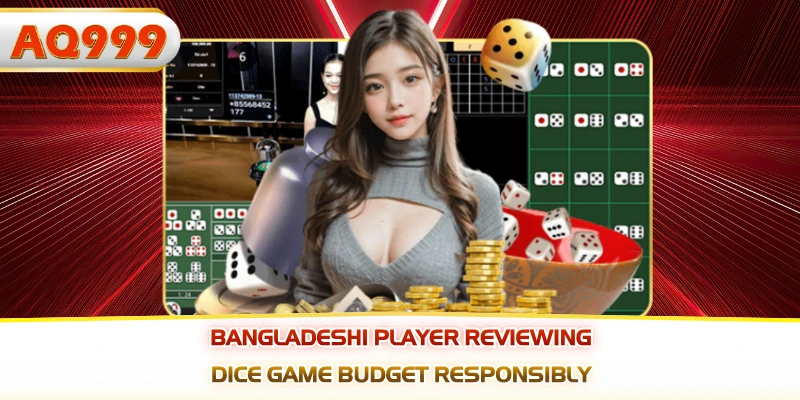 Bangladeshi player reviewing dice game budget responsibly